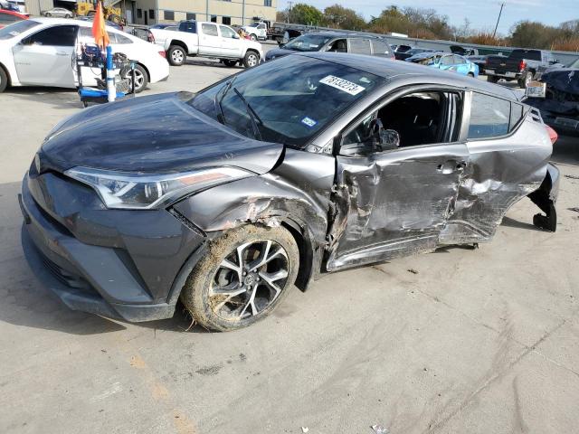 NMTKHMBX2JR042959 - 2018 TOYOTA C-HR XLE GRAY photo 1