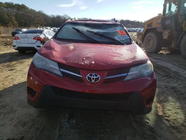 JTMZFREVXFJ055184 - 2015 TOYOTA RAV4 LE RED photo 5