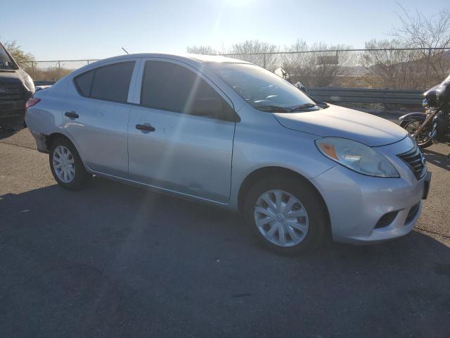 3N1CN7AP5EL822079 - 2014 NISSAN VERSA S SILVER photo 4