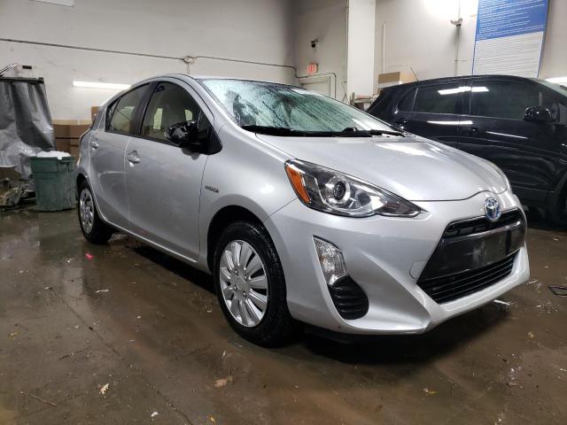 JTDKDTB33G1134009 - 2016 TOYOTA PRIUS C SILVER photo 4