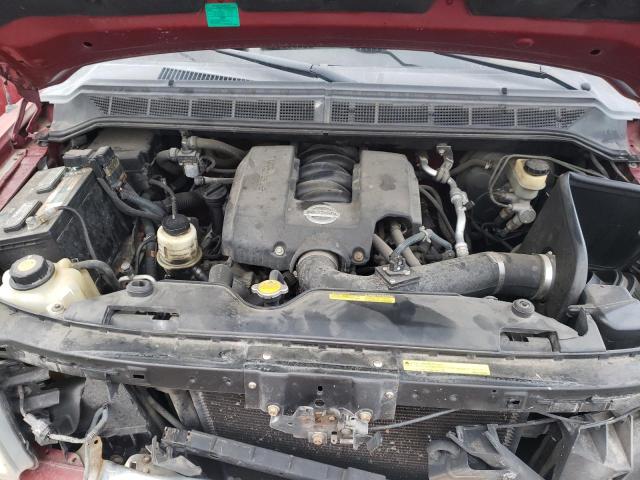 1N6AA07B94N566947 - 2004 NISSAN TITAN XE RED photo 11