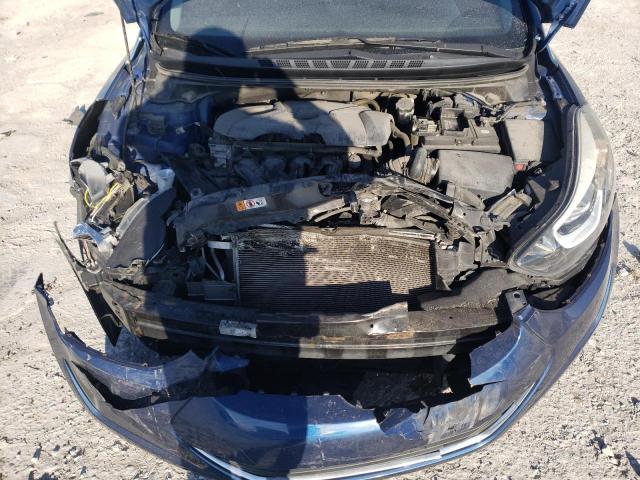 5NPDH4AE9GH743121 - 2016 HYUNDAI ELANTRA SE BLUE photo 11