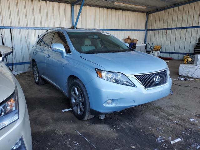 2T2ZK1BAXBC044749 - 2011 LEXUS RX 350 BLUE photo 4