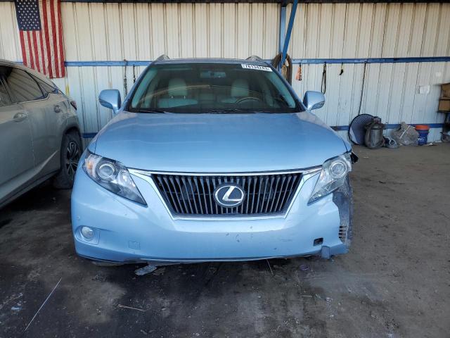 2T2ZK1BAXBC044749 - 2011 LEXUS RX 350 BLUE photo 5