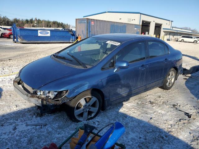 1HGFA16807L022892 - 2007 HONDA CIVIC EX BLUE photo 1