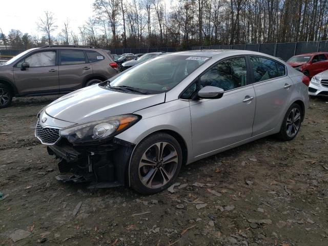 KNAFZ4A8XE5100500 - 2014 KIA FORTE EX SILVER photo 1