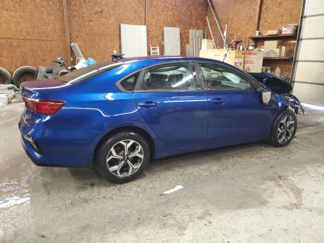 3KPF24AD6LE251873 - 2020 KIA FORTE FE BLUE photo 3