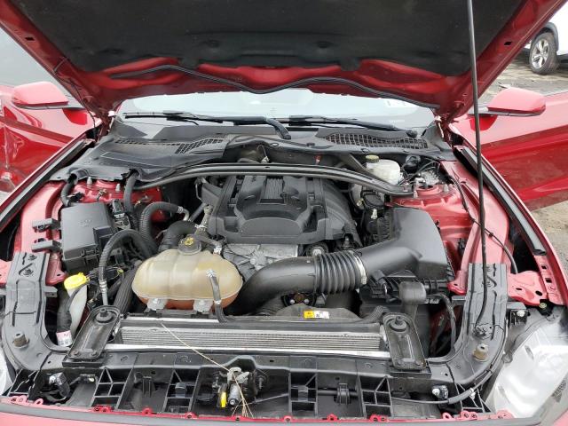 1FA6P8TH2J5127428 - 2018 FORD MUSTANG RED photo 11