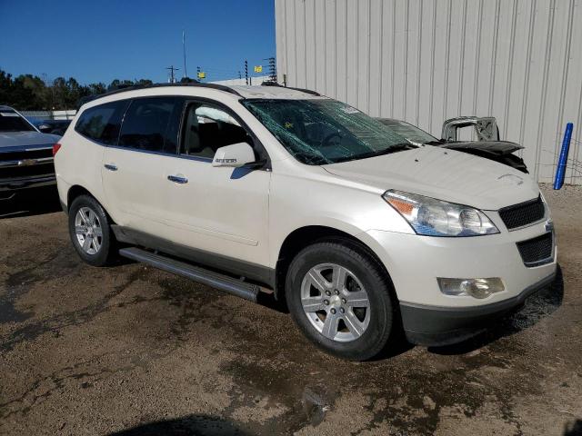 1GNKRJEDXCJ138263 - 2012 CHEVROLET TRAVERSE LT WHITE photo 4