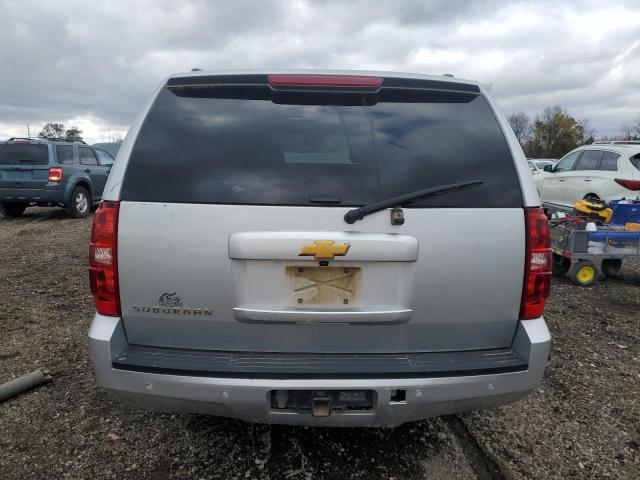 1GNSKJE71ER240120 - 2014 CHEVROLET SUBURBAN K1500 LT SILVER photo 6