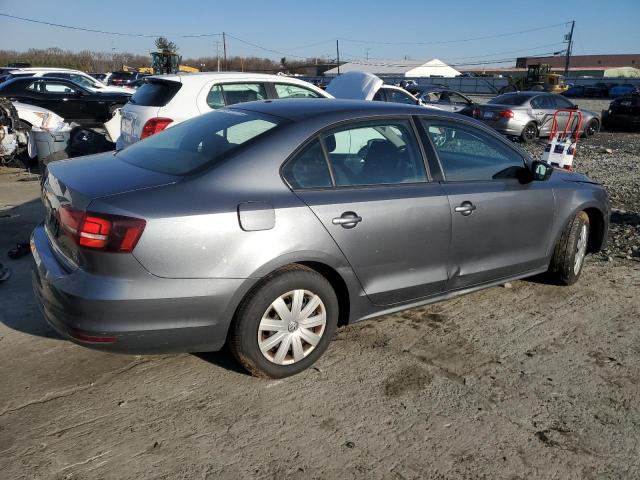 3VW267AJ5GM383820 - 2016 VOLKSWAGEN JETTA S GRAY photo 3