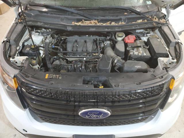 1FM5K8AR5EGB85667 - 2014 FORD EXPLORER POLICE INTERCEPTOR WHITE photo 11