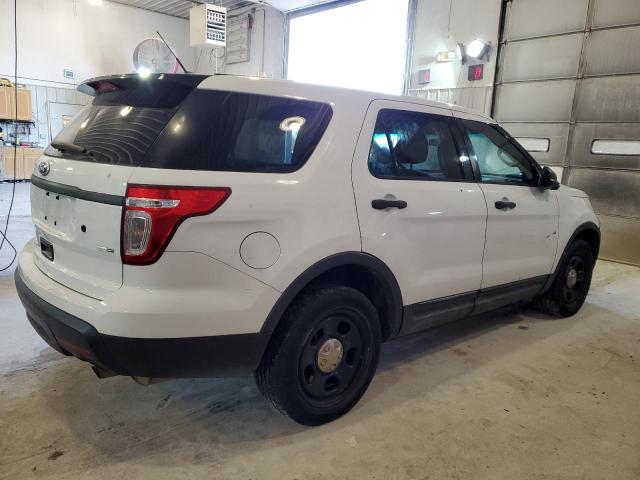 1FM5K8AR5EGB85667 - 2014 FORD EXPLORER POLICE INTERCEPTOR WHITE photo 3