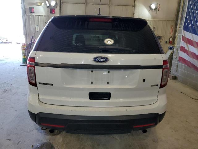 1FM5K8AR5EGB85667 - 2014 FORD EXPLORER POLICE INTERCEPTOR WHITE photo 6