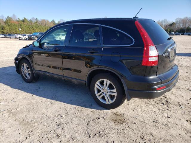 5J6RE4H78AL091529 - 2010 HONDA CR-V EXL BLACK photo 2