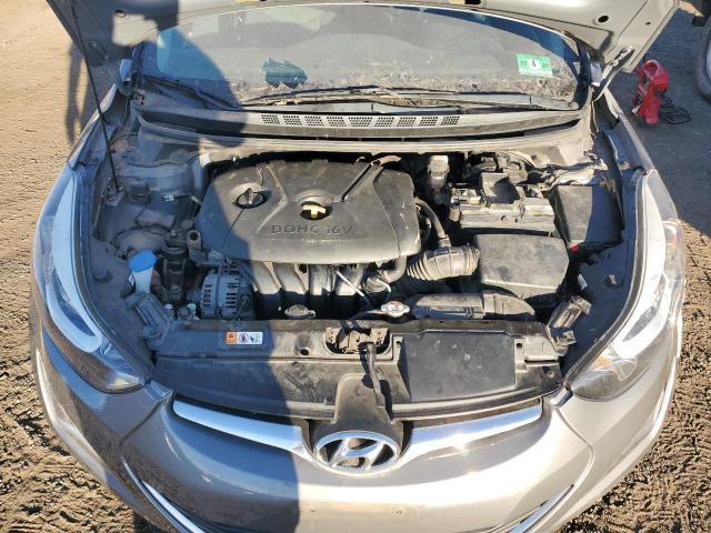 5NPDH4AE7EH503370 - 2014 HYUNDAI ELANTRA SE GRAY photo 11