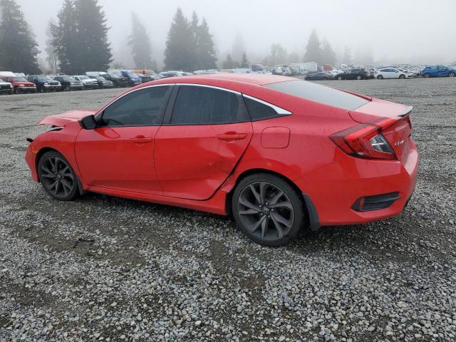 2HGFC2F82KH601968 - 2019 HONDA CIVIC SPORT RED photo 2