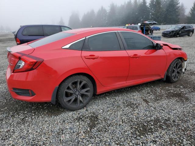 2HGFC2F82KH601968 - 2019 HONDA CIVIC SPORT RED photo 3