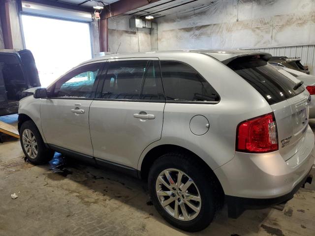 2FMDK4JC1EBB84507 - 2014 FORD EDGE SEL SILVER photo 2