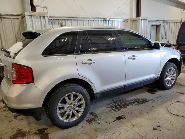 2FMDK4JC1EBB84507 - 2014 FORD EDGE SEL SILVER photo 3