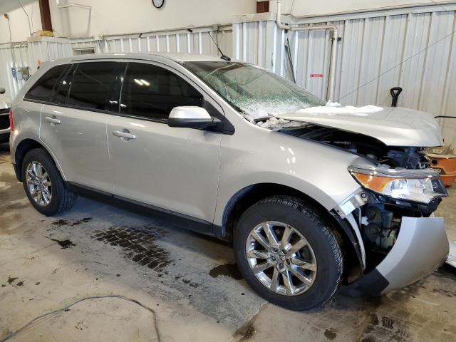 2FMDK4JC1EBB84507 - 2014 FORD EDGE SEL SILVER photo 4