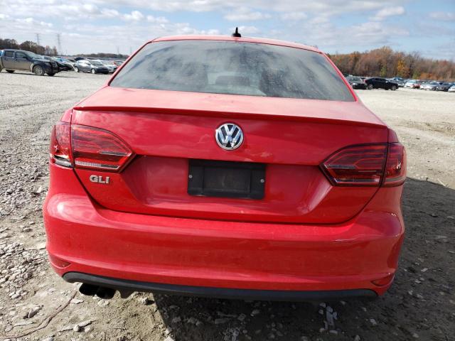 3VW4S7AJ5DM291056 - 2013 VOLKSWAGEN JETTA GLI RED photo 6