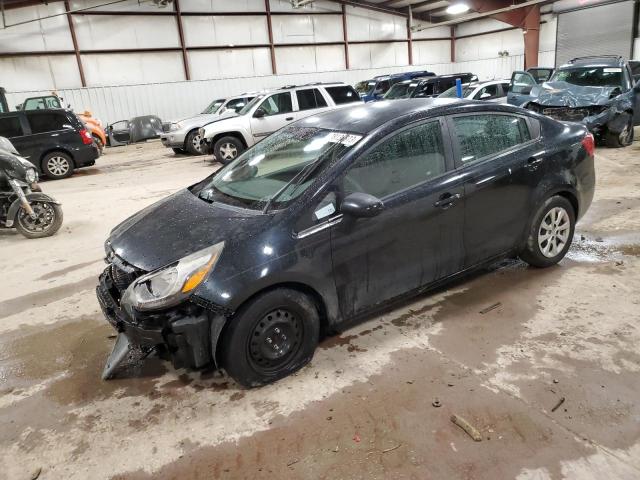 KNADN4A39F6420541 - 2015 KIA RIO EX BLACK photo 1