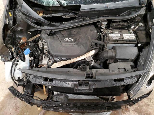 KNADN4A39F6420541 - 2015 KIA RIO EX BLACK photo 11