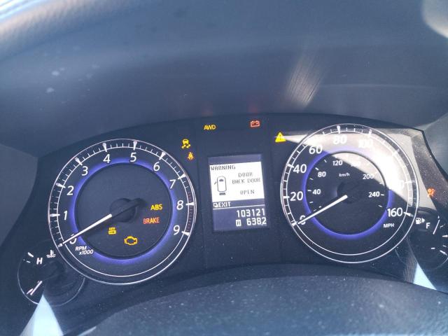 JN1AJ0HR4CM453705 - 2012 INFINITI EX35 BASE Մոխրագույն լուսանկար 9