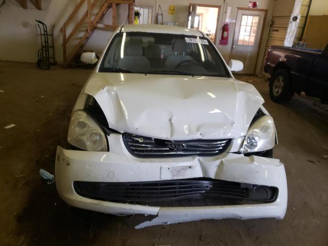 KNAGE124765000463 - 2006 KIA OPTIMA LX WHITE photo 5