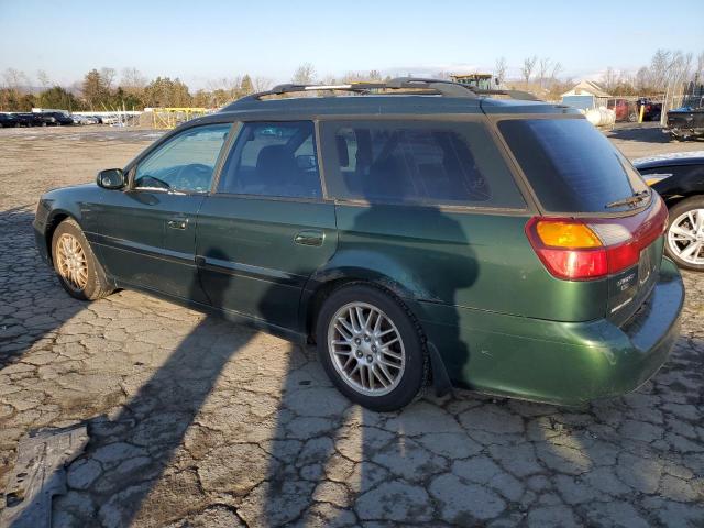 4S3BH635437310661 - 2003 SUBARU LEGACY L GREEN photo 2