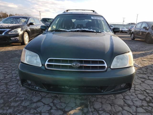 4S3BH635437310661 - 2003 SUBARU LEGACY L GREEN photo 5