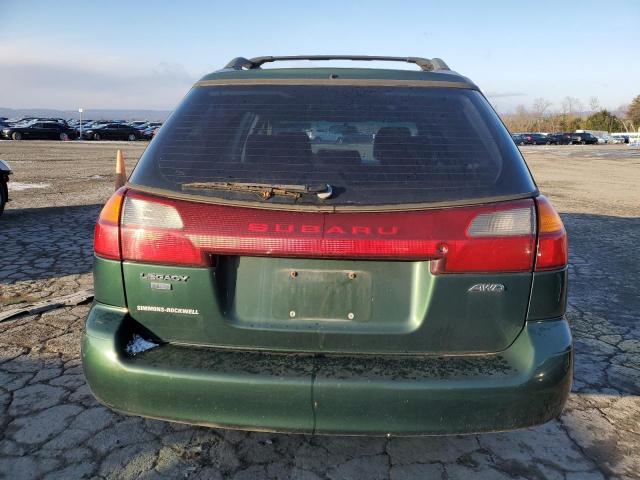 4S3BH635437310661 - 2003 SUBARU LEGACY L GREEN photo 6