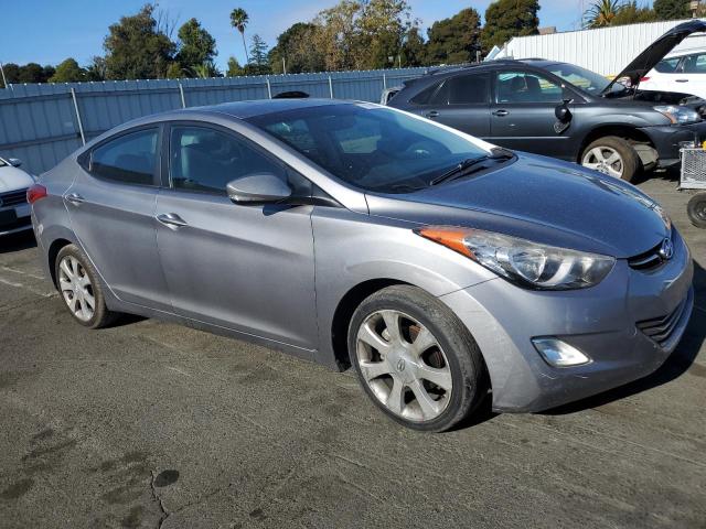 KMHDH4AE8CU328285 - 2012 HYUNDAI ELANTRA GLS GRAY photo 4