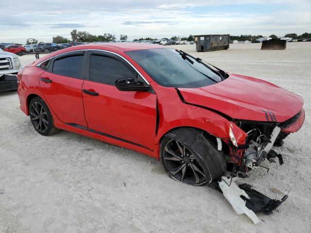 2HGFC2F89LH598875 - 2020 HONDA CIVIC SPORT 红色 照片 4
