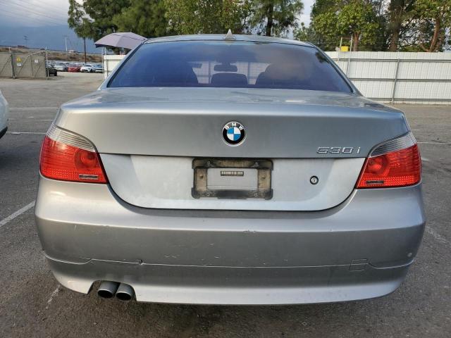 WBANE73597CM43938 - 2007 BMW 530 I SILVER photo 6