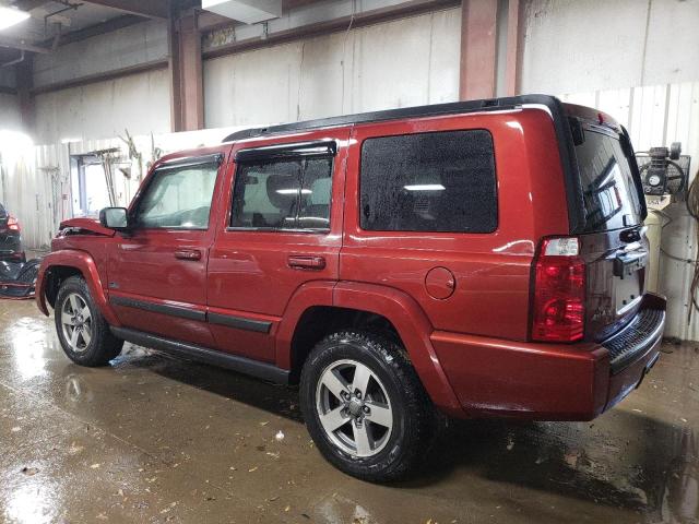 1J8HG48KX8C154858 - 2008 JEEP COMMANDER SPORT წითელი ფოტო 2