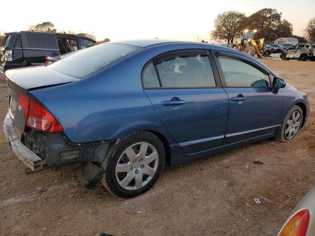 1HGFA15556L149546 - 2006 HONDA CIVIC LX BLUE photo 3