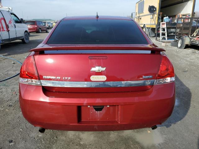 2G1WC5EM4B1183073 - 2011 CHEVROLET IMPALA LTZ RED photo 6