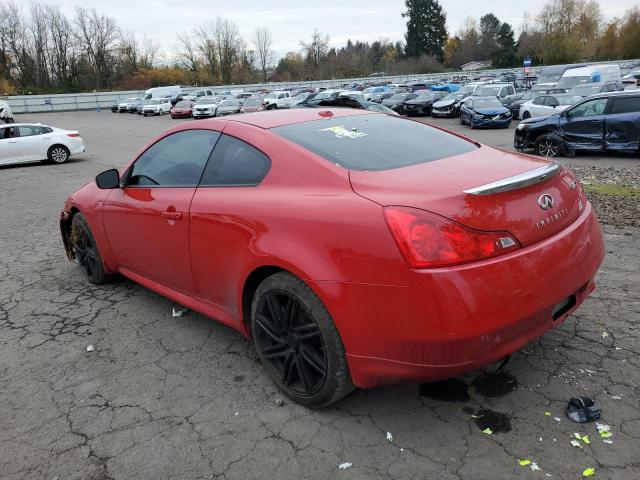 JN1CV6EL6BM261989 - 2011 INFINITI G37 RED photo 2