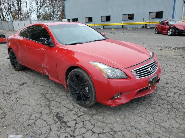 JN1CV6EL6BM261989 - 2011 INFINITI G37 RED photo 4