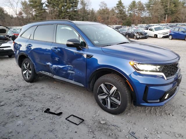 5XYRHDLF4MG057759 - 2021 KIA SORENTO EX BLUE photo 4