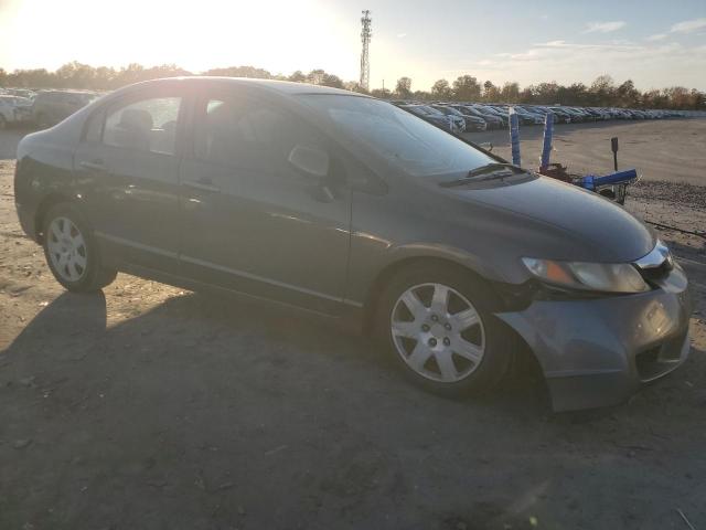 2HGFA16549H333926 - 2009 HONDA CIVIC LX GRAY photo 4