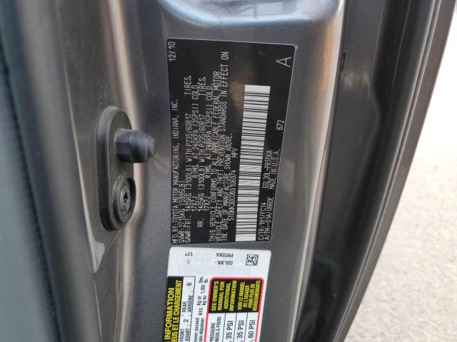 5TDKK3DC0BS106974 - 2011 TOYOTA SIENNA LE GRAY photo 14