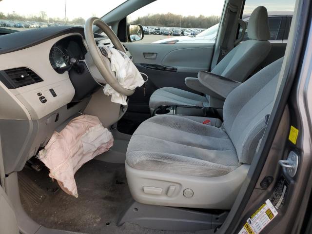 5TDKK3DC0BS106974 - 2011 TOYOTA SIENNA LE GRAY photo 7