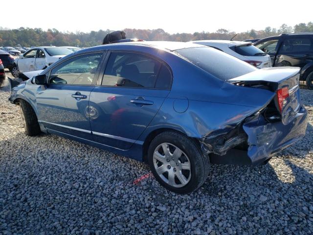 2HGFA1F58AH310573 - 2010 HONDA CIVIC LX BLUE photo 2