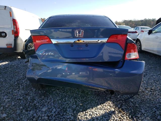 2HGFA1F58AH310573 - 2010 HONDA CIVIC LX BLUE photo 6