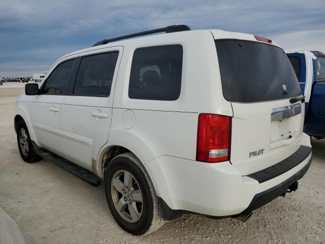 5FNYF38549B014551 - 2009 HONDA PILOT EXL WHITE photo 2