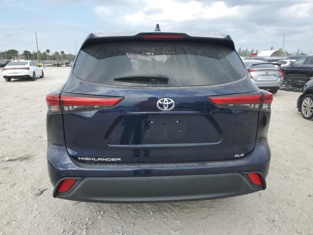 5TDGZRAH9LS015482 - 2020 TOYOTA HIGHLANDER XLE BLUE photo 6