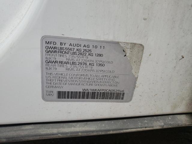 WA1WKAFP0CA052946 - 2012 AUDI Q5 PRESTIGE 白色 照片 12